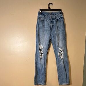 DL1961 Emilie Straight Ultra High Rise Vintage Jeans Size 25 Light Wash